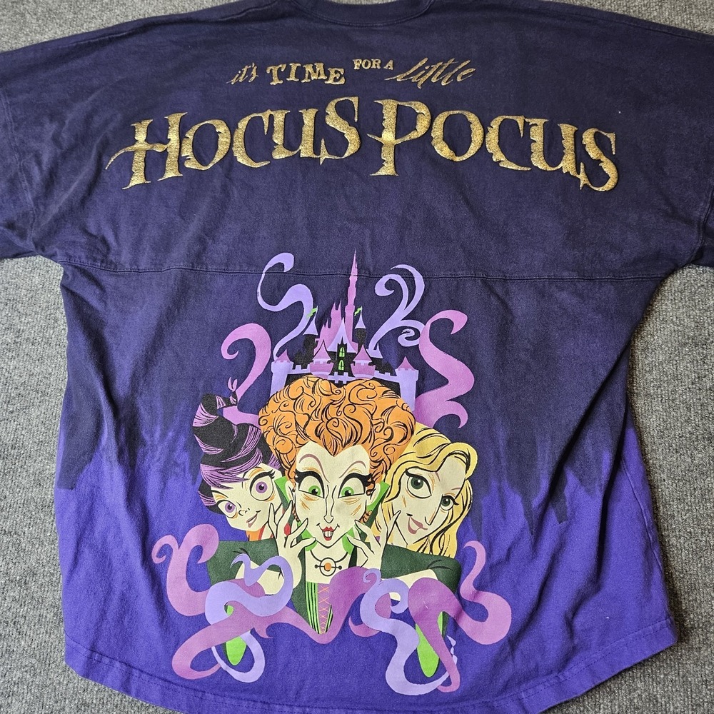 Hocus Pocus Disney Spirit Jersey Size XXL Purple Large‎ Graphic Print